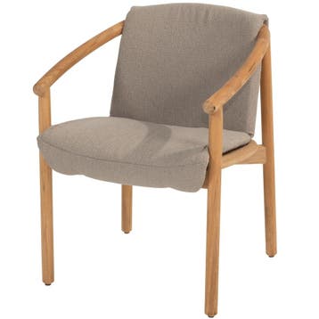 Tess dining tuinstoel teak 4 Seasons Outdoor, Tuin en Terras, Tuinsets en Loungesets, Ophalen of Verzenden, Nieuw, Teakhout