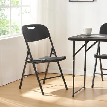 Klapstoel Ljusnarsberg set van 2 tuinstoelen 87x46x53 cm zwa, Verzenden, Nieuw