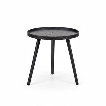 WOOOD Mesa bijzettafel M zwart | Retourdeal 40% korting, Verzenden, Nieuw