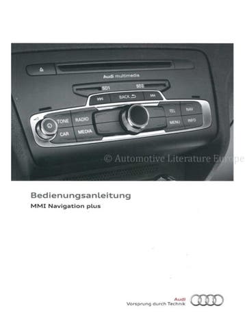 2013 AUDI MMI NAVIGATIE INSTRUCTIEBOEKJE DUITS