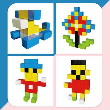 JUST23 Magnetic Tiles KBMD48 - Magnetisch Speelgoed -, Ophalen of Verzenden, Nieuw