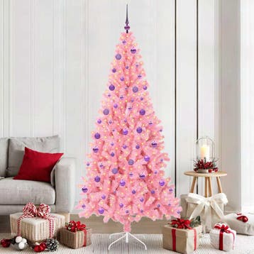 vidaXL Kerstboom Roze 210 cm PVC, Verzenden, Nieuw
