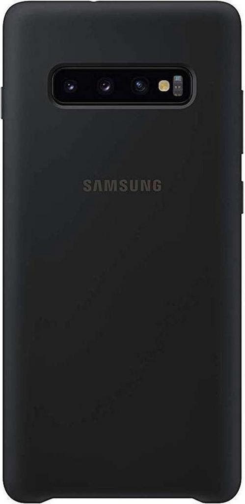 Samsung Galaxy S10 Plus Silicone Cover Zwart, Telecommunicatie, Mobiele telefoons | Hoesjes en Frontjes | Overige merken, Nieuw