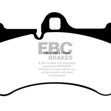 EBC 04-07 Porsche Cayenne 3.2 Redstuff Front Brake Pads, Ophalen of Verzenden, Nieuw
