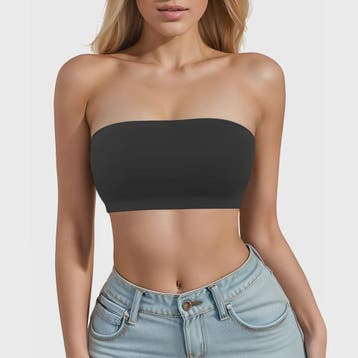 Naadloze Strapless Bandeau Top BH met Siliconen Anti-slip St, Verzenden