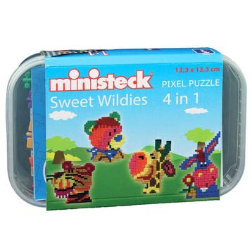 Feuchtmann - 32575 - ministeck 4in1 Leuke wilde dieren, Verzenden, Nieuw, Knutselen