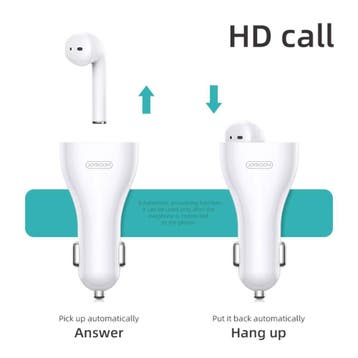 Joyroom Auto USB-adapter met draadloze ear bud, Diversen, Ophalen of Verzenden, Nieuw