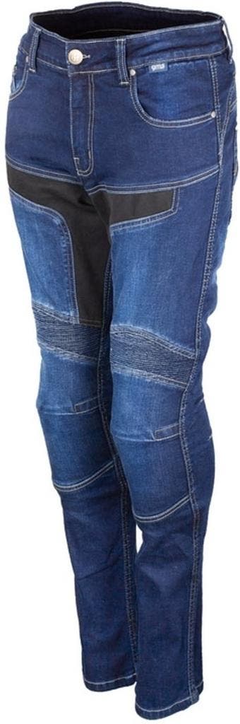 gms Viper Dames Blauwe Motorjeans, Nieuw met kaartje, Verzenden, Broek | textiel, Dames