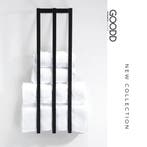 Nieuw Handdoekrek Handdoekhouder Zwart boren of plakken rvs, Ophalen of Verzenden, Nieuw, Rvs