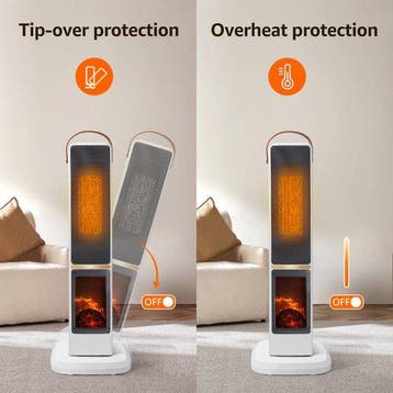 Elektrische Kachel - Keramische Ventilatorkachel - Heater -, Verzenden, Zo goed als nieuw