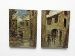 Lidio Ajmone (1884–1945) - Scorci di paese nellentroterra, Antiek en Kunst