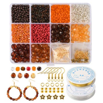 1 x DIY oorbellen en armbandjes maken set –inclusief opbe., Ophalen of Verzenden, Nieuw, Kraal