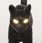 Seletti - Studio Job - Lamp - Jobby de kat zwart - Hars