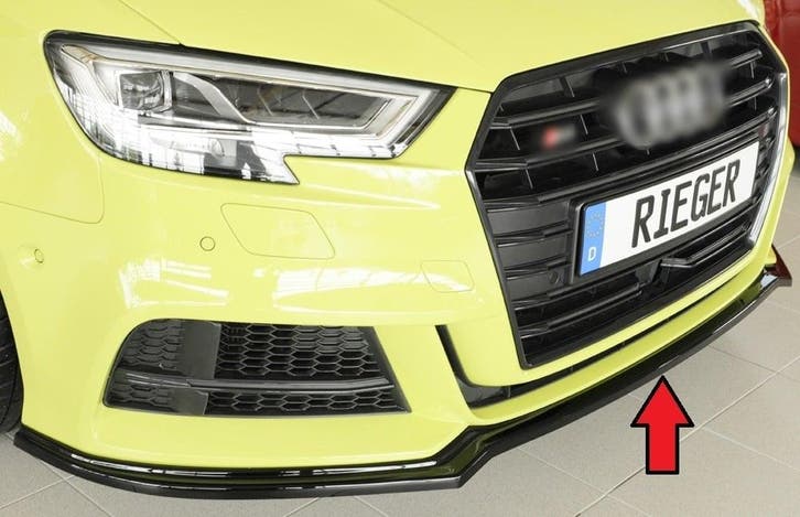 Front splitter voor Audi S3 8V / S line, Auto diversen, Tuning en Styling, Ophalen of Verzenden