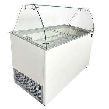Schepijsvitrine Tenerife - 10 ijsbakken van 5 liter, Verzenden, Nieuw in verpakking, Koelen en Vriezen