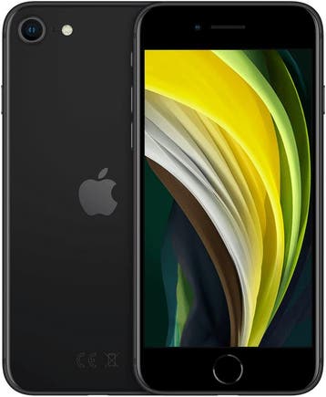 (als) Nieuw Apple iPhone SE (model 2020) 64GB black + 24, Ophalen of Verzenden, Nieuw