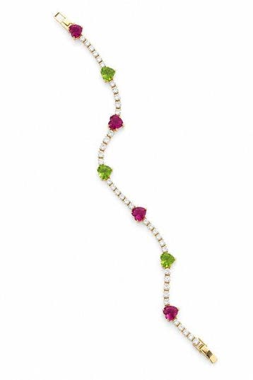 Armband - 14 karaat Geel goud - 6.36ct. tw. Toermalijn -, Nieuw