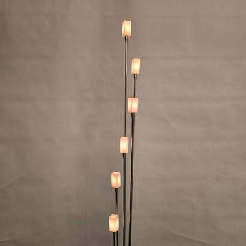 Harco Loor vloerlamp kubus 219 Refurbished, Ophalen, Overige materialen, 100 tot 150 cm, Zo goed als nieuw