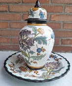 Plateelbakkerij Zuid-Holland - Vaas (2) - Chrysanthème