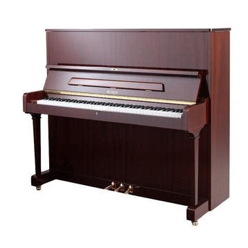 Petrof P 125 F1 PM messing piano, Nieuw, Bruin, Piano
