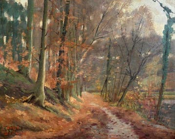 Jules De Paepe (1887-1968) - Fin dAutonne à Rouge-Cloître