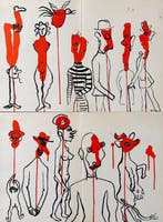 Alexander Calder (1898-1976) - Sans-titre - 2 lithographies
