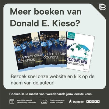 Intermediate Accounting IFRS 2E - Donald E. Kieso, Verzenden, Gelezen, Donald E. Kieso