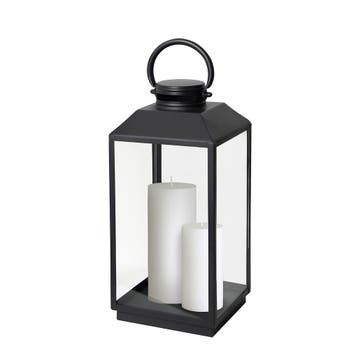 Newport Windlicht Zwart Medium Tuinaccessoires Windlichten, Verzenden, Nieuw