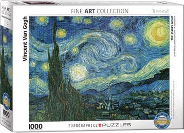 Starry Night - Vincent van Gogh Puzzel (1000 stukjes) |, Verzenden, Nieuw