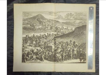 Egypte - Caïro — pelgrimscaravaan naar Mekka; Olfert Dapper, Nieuw