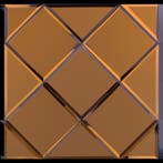 Zelfklevende Mozaïek Tegel - Afimera Copper Glass Mat -, Ophalen of Verzenden, Nieuw