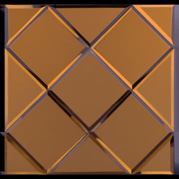 Zelfklevende Mozaïek Tegel - Afimera Copper Glass Mat -, Ophalen of Verzenden, Nieuw