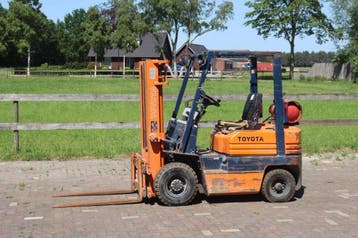 Veiling: Heftruck Toyota 5FG18 LPG 1750kg 3.5m 1987, Heftruck, Toyota, 1000 tot 2000 kg, Ophalen