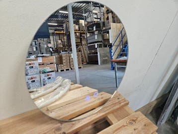 Gliss Design oko spiegel 40 cm rond met verlichting en, Ophalen of Verzenden, Nieuw, Bad