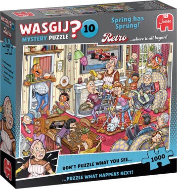 Wasgij Retro Mystery 10 - De Voorjaars-schoonmaak! Puzzel, Verzenden, Nieuw