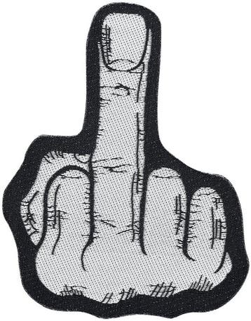 Generic Fuckfinger - Patch officiële merchandise, Verzamelen, Muziek, Artiesten en Beroemdheden, Ophalen of Verzenden, Nieuw, Kleding
