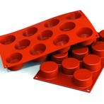 Silikomart Siliconen Bakvorm Cilinder (11x) Ø5x2,7cm, Verzenden, Nieuw