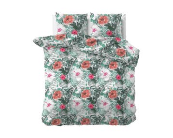 Sleeptime Elegance Funio Groen - 140X200/220 + 1 x kussenslo, Nieuw
