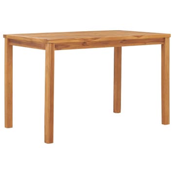 vidaXL Tuintafel 120x70x77 cm massief teakhout, Tuin en Terras, Tuintafels, Verzenden, Nieuw, Hout