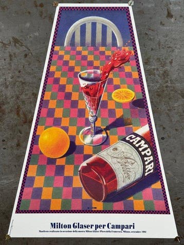 Milton Glaser - Campari | Mostra “Milton Glaser / Piero