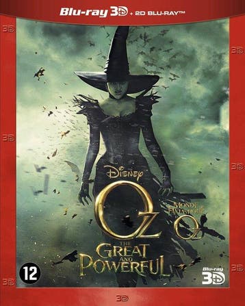 The great and powerful Oz 2D plus 3D (blu-ray tweedehands, Cd's en Dvd's, Blu-ray, Ophalen of Verzenden, Zo goed als nieuw