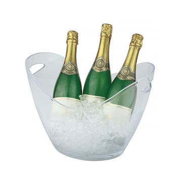 GGM Gastro | Champagnekoeler - Kunststof - 6L - transparant, Verzenden