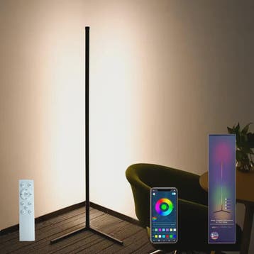 Moderne RGB LED Hoeklamp met Muziek Sync & 16 Miljoen Kleure, Verzenden, Nieuw