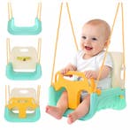 Kruzzel Meegroei babyschommel 3-in-1 turquoise crème geel.., Ophalen of Verzenden, Nieuw