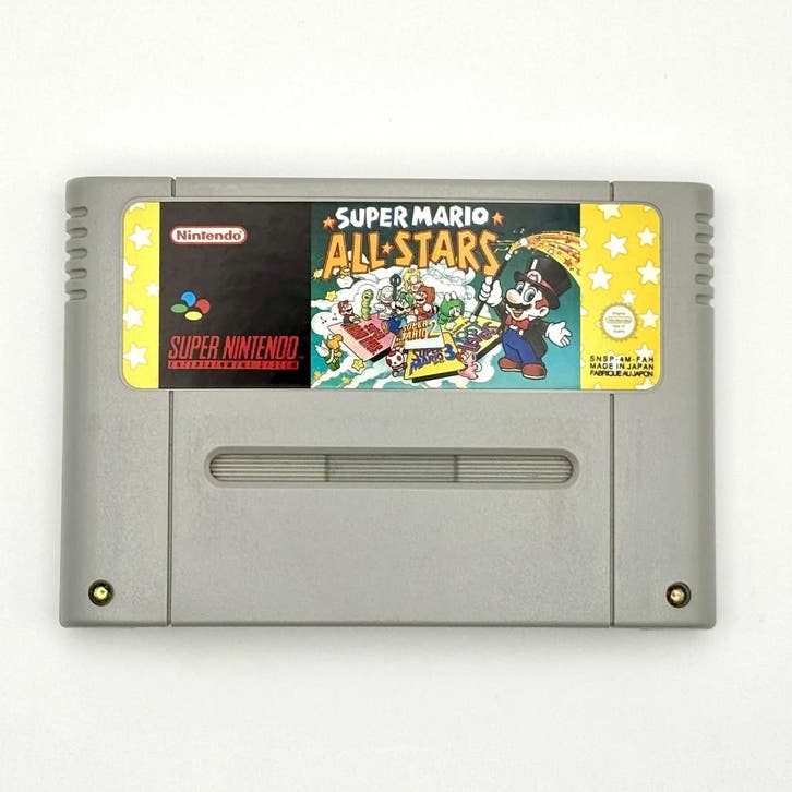 Super Mario All Stars - Super Nintendo (SNES) - Cartridge -…, Spelcomputers en Games, Games | Nintendo Super NES, Zo goed als nieuw