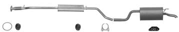 Complete uitlaat Einddemper + Middendemper Fiat Punto 1.2 16, Verzenden, Nieuw