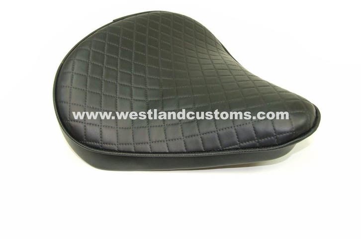 Zadel | Breed | Zwart | DIAMOND, Motoren, Onderdelen | Merk-onafhankelijk, Nieuw, Verzenden