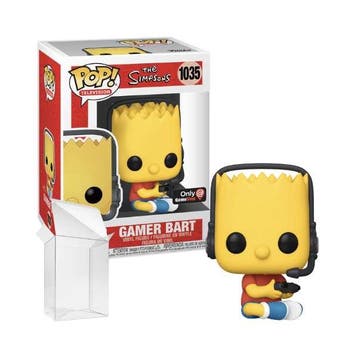 Funko Pop Simpsons: Gamer Bart 1035 top  Funko insider Club, Verzamelen, Verzenden, Nieuw