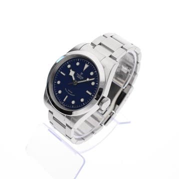 Tudor Heritage Black Bay 41mm Blue 79540; Automatisch H..., Ophalen of Verzenden, Zo goed als nieuw, Leer, Overige merken