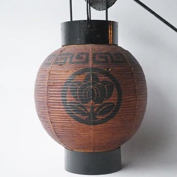 Bajo-cyochin paardrijdende lantaarn - Hout, Washi-papier,